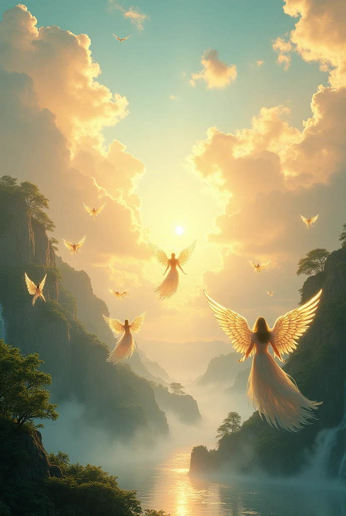 Create a beautiful like heaven domain expansion