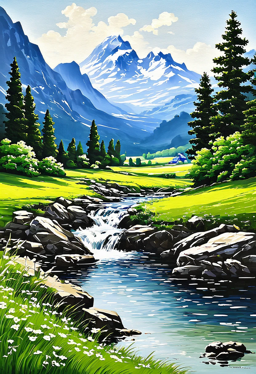 masterpiece, best quality, mini landscape