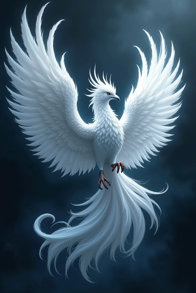 
                      ( perfect anatomy )  Fantasy business logo fantasy art silver white phoenix(Open your big glowing wings)A sign depicting a fair, a magnificent bird of paradise tail, a bird shining with light, a dark background.

                           High-quality content is very detailed.、Dynamic angles and elegant atmosphere，Intricate details, masterpiece, fair. Realistic, fresh and elegant aesthetic style. Airbrush digital oil painting. Movie lighting is very beautiful., perfect composition, intricate details, Super detailed and exquisite high quality work from a master artist