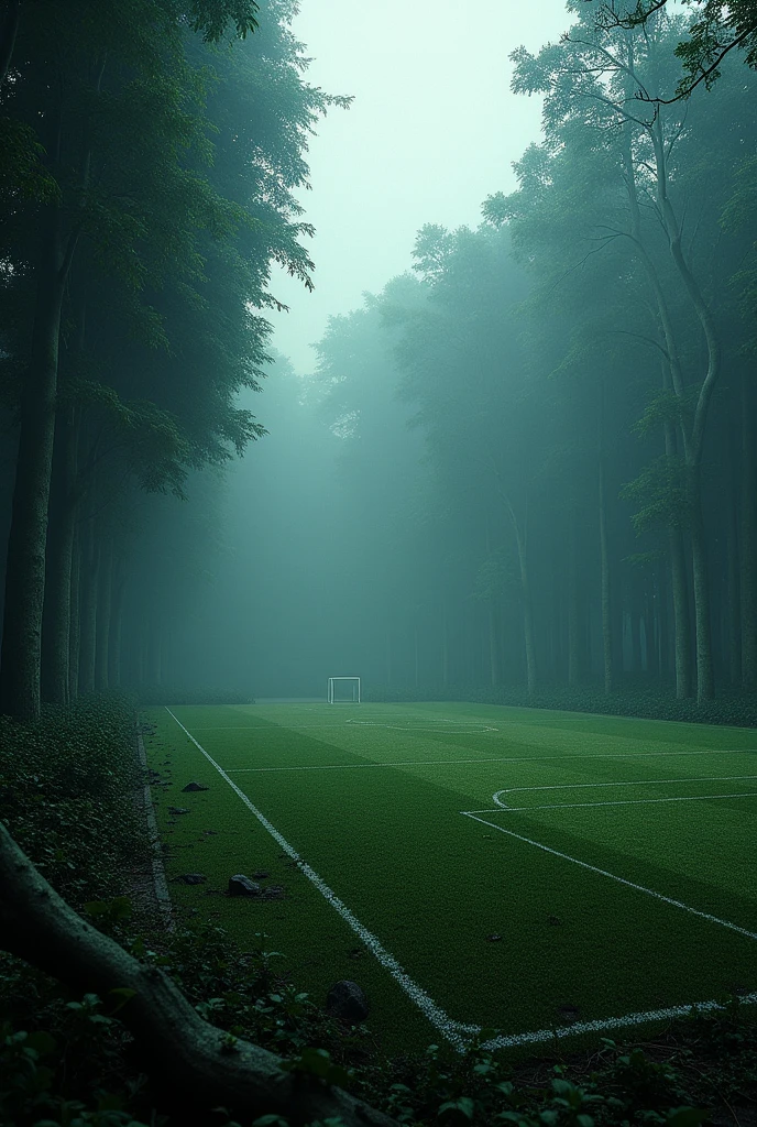 Create a mystery soccer field 