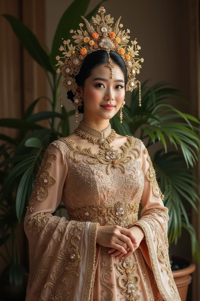 Pengantin wanita adat jawa