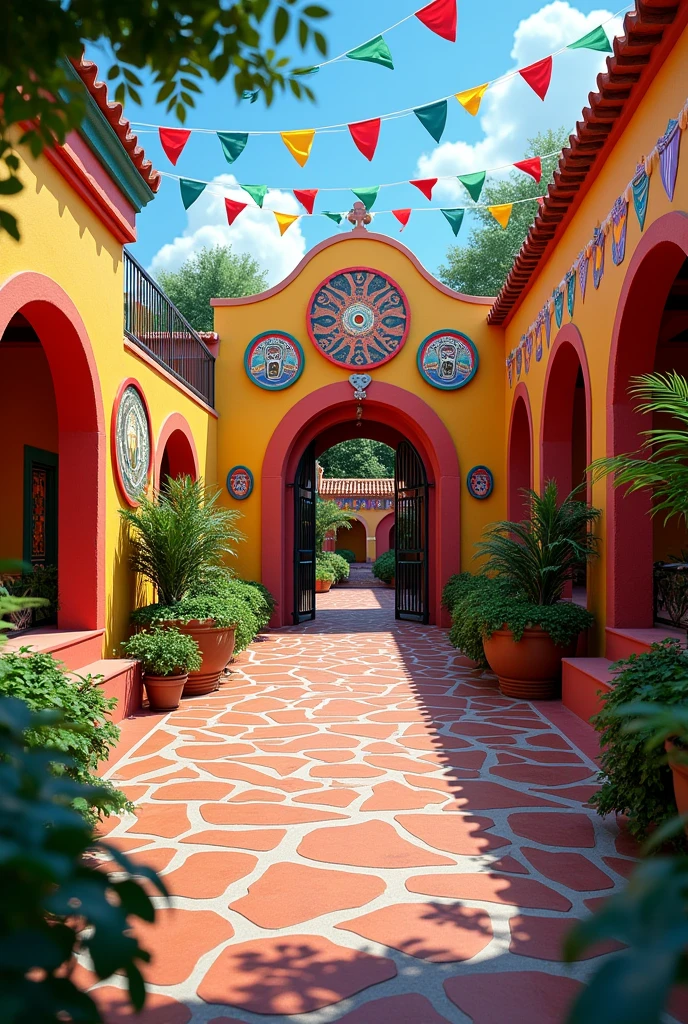 A small exhibition deck based on Mexican culture