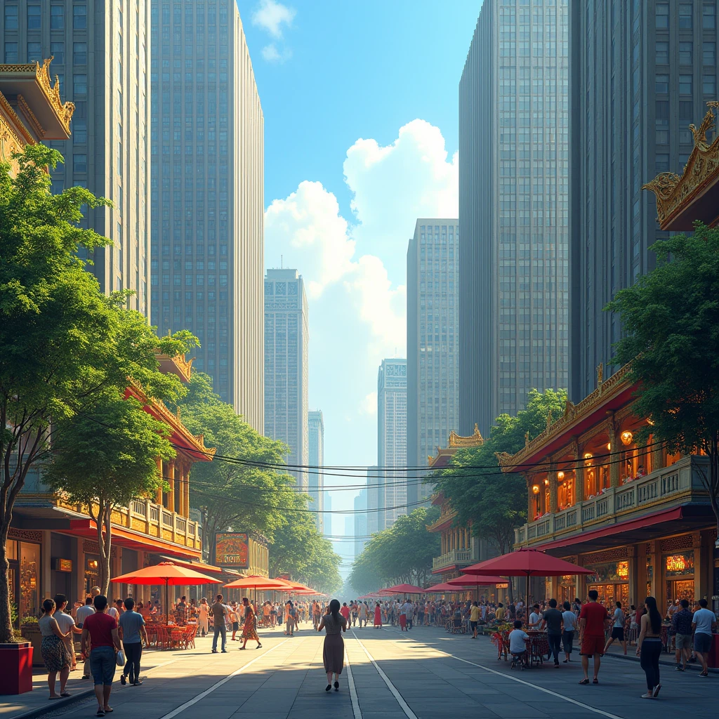 Tall skyscrapers or bustling city skylines, With images of people working together, Celebrating their culture, Enjoying the beauty of the country. We will show you the prosperous and vibrant Indonesia you imagine...