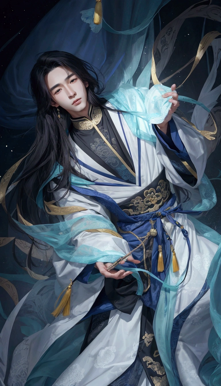 Handsome Chinese Young Men Face.