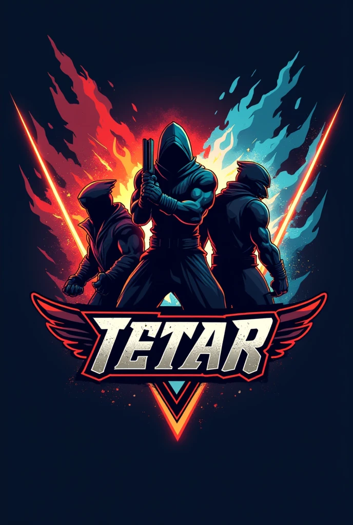 Make a fighting game team logo