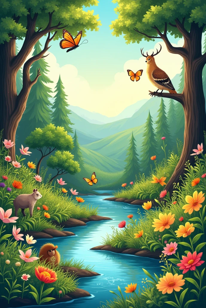 make a poster about a healthy environment