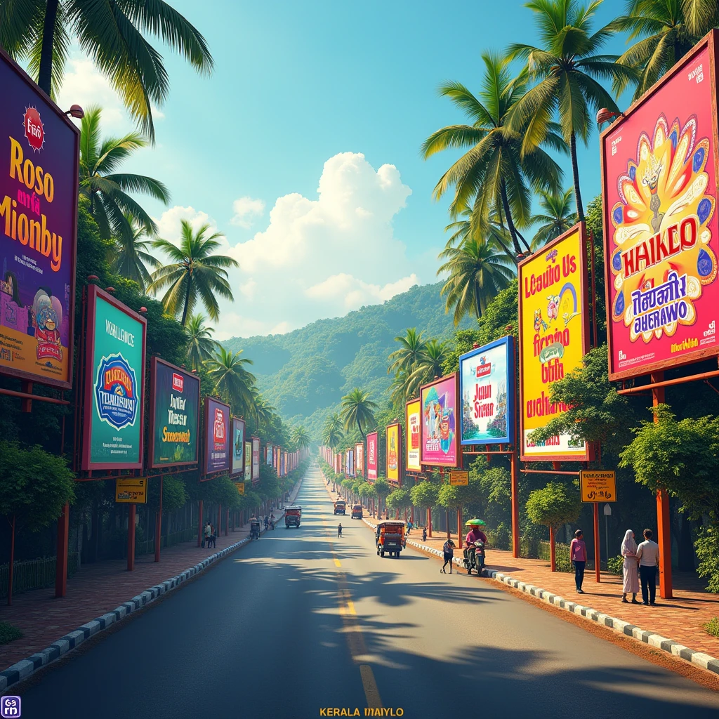billboards in kerala
