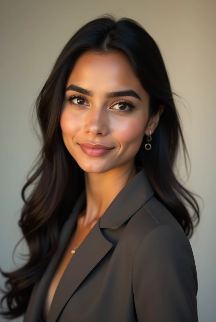 (photorealism:1.2), young pakistan female profestional profile image