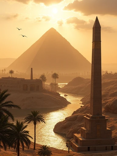  (Masterpiece.UHD.photorealistic.) ancient Egypt scenery.early morning light.