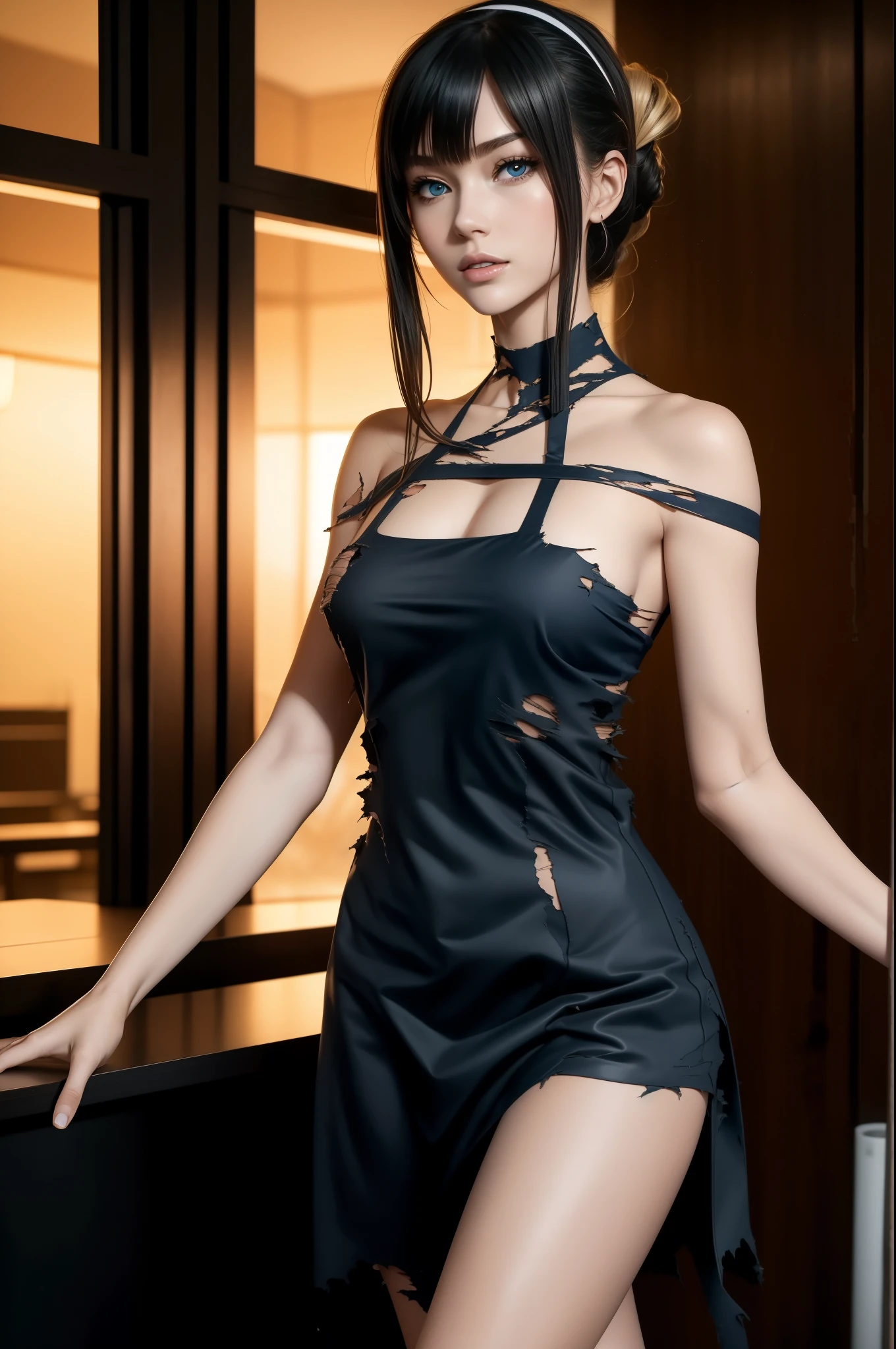 Real Images、rialistic photo、Top image quality、Ultra mini skirt、I can see my panties、gases、Yol Forger,Yol Forger Spy Family
