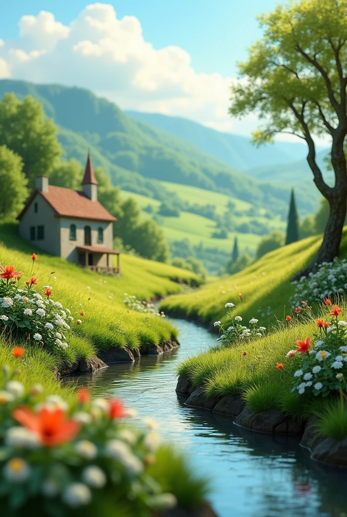masterpiece, best quality, mini landscape