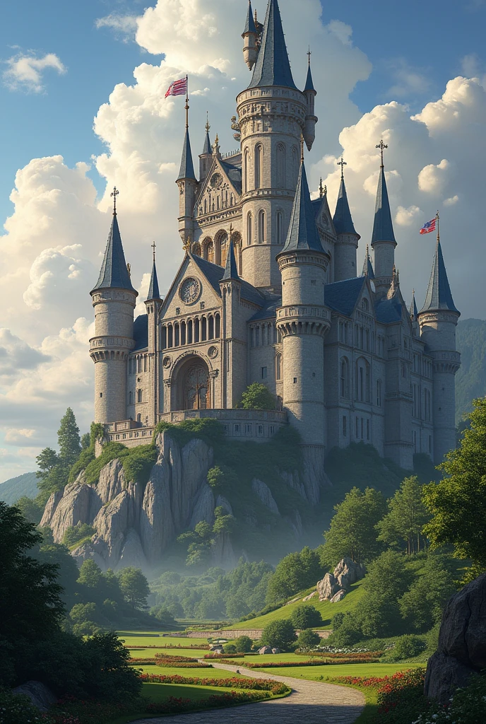 A castle 
