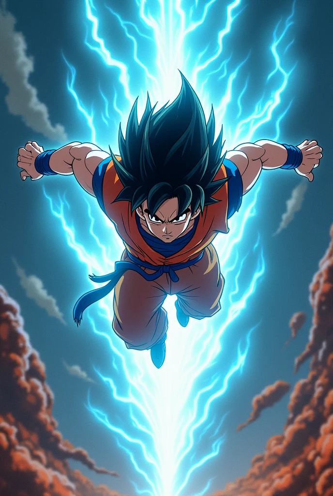 Goku diving