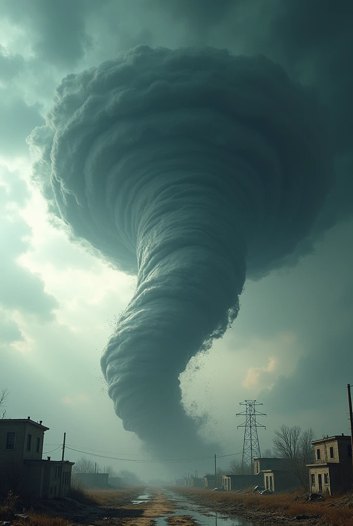 8k, super detailed, hdr, high definitition, 1 mega tornado,  god's wrath, blade vortex tornado, tornado with metal blades,
