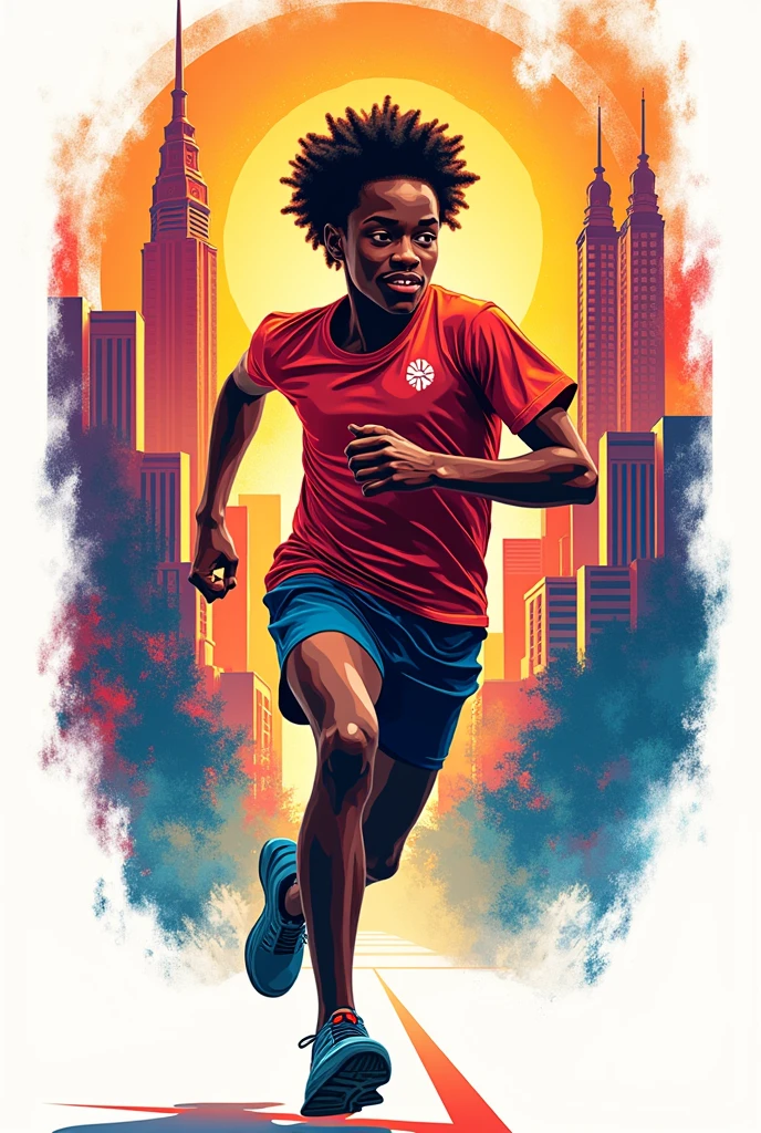 Create an Atlanta School Olympics style shirt