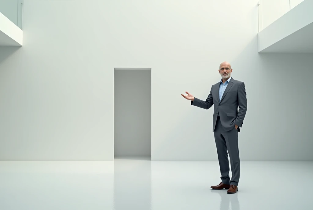A man saying : Any questions?