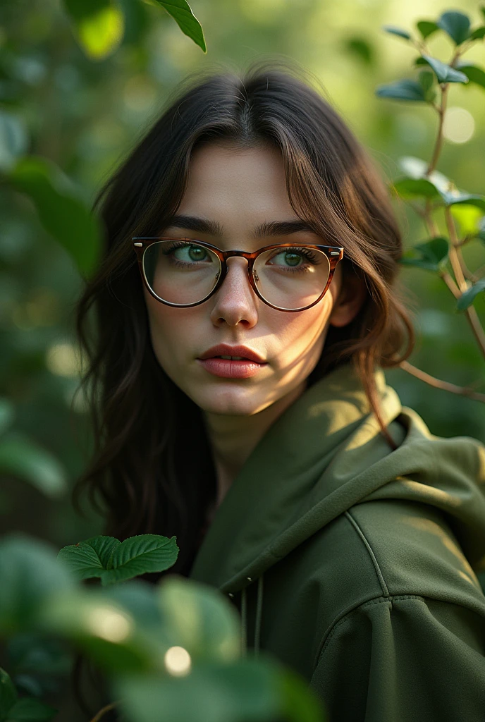 Being in nature、Wearing glasses、woman、natural