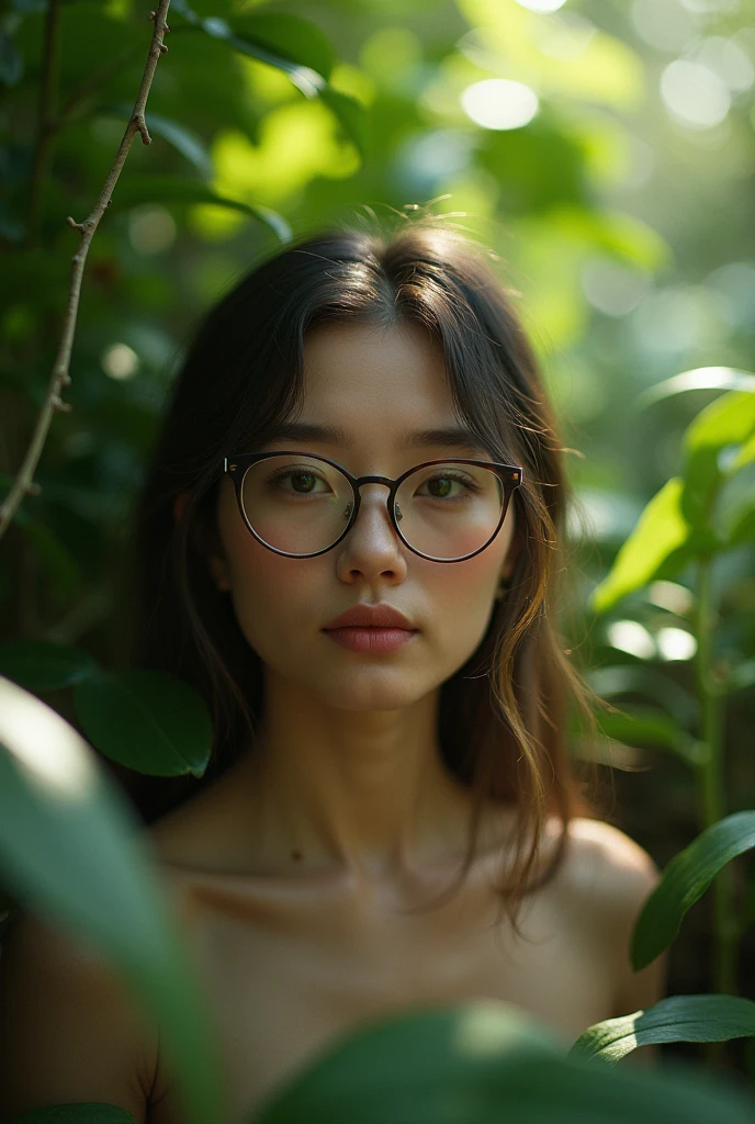 Being in nature、Wearing glasses、woman、natural