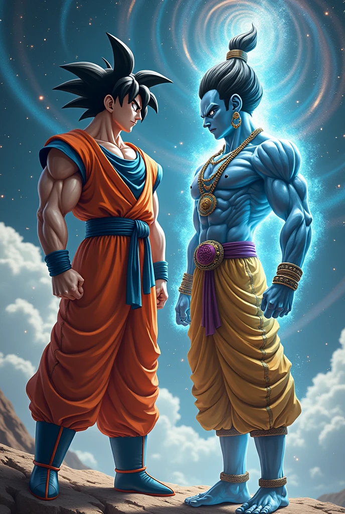 Goku and Lord Kishna