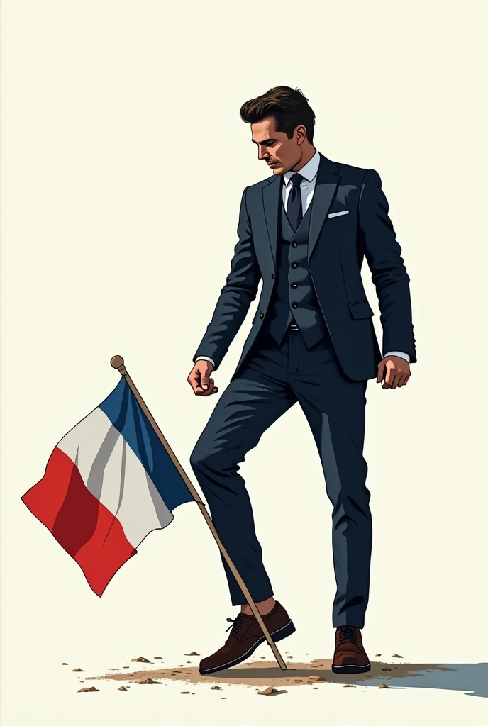 telegram founder pavel durov crushing france flag