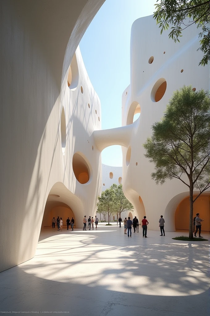 A architectural design that uses Shadow Play: Form-making and light