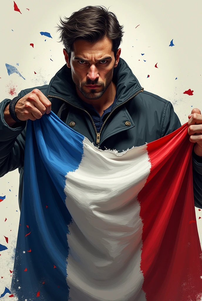telegram founder pavel durov tearing france flag