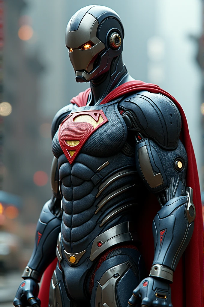 Super man in Ironman suit