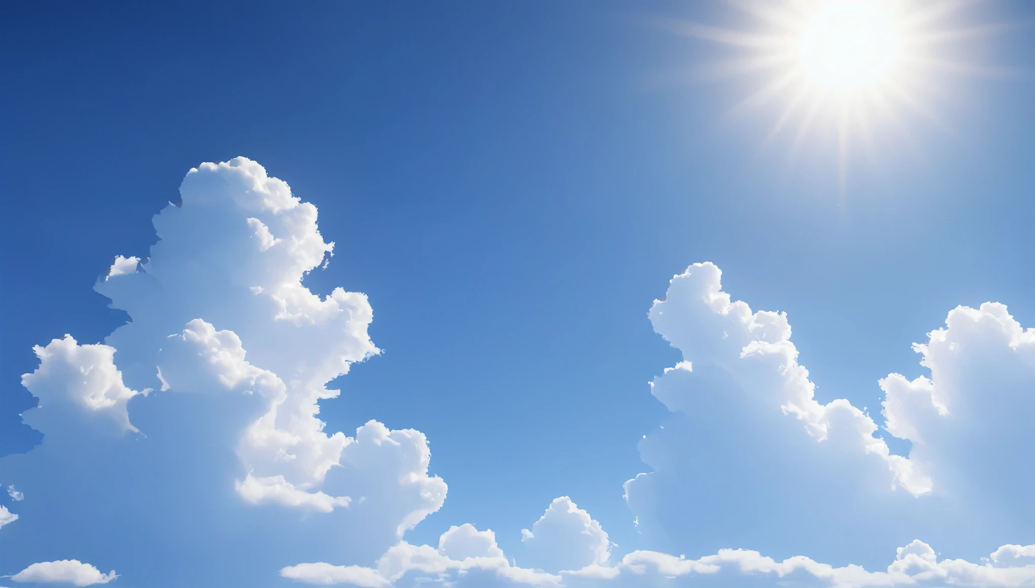 Summer sky,sunny,Daytime, (Highest quality,4K,8k,High resolution,masterpiece:1.2),Very detailed,(Realistic,photoRealistic,photo-Realistic:1.37),High resolution,超High resolution,Studio Lighting,Vibrant colors,Professional