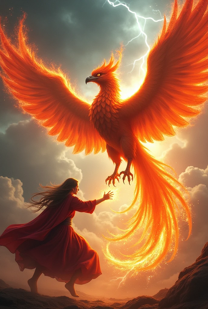 Giant Phoenix、Breathes fire、Deadly Combat、Explosive Female Wizard