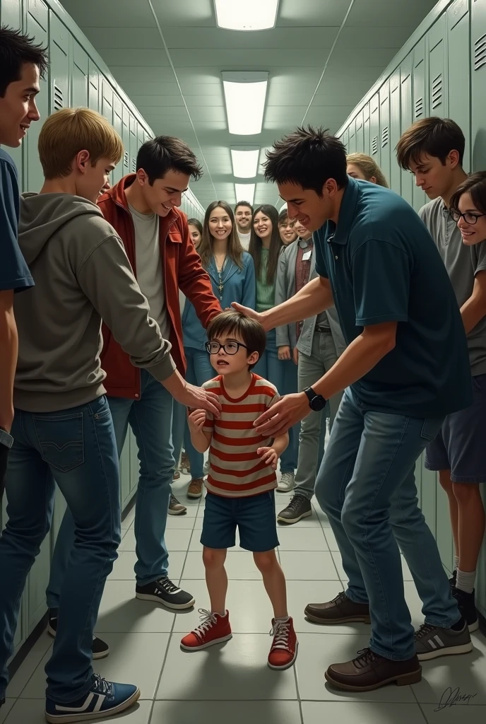 Students bullying other students who is ugly nerd
Sketch