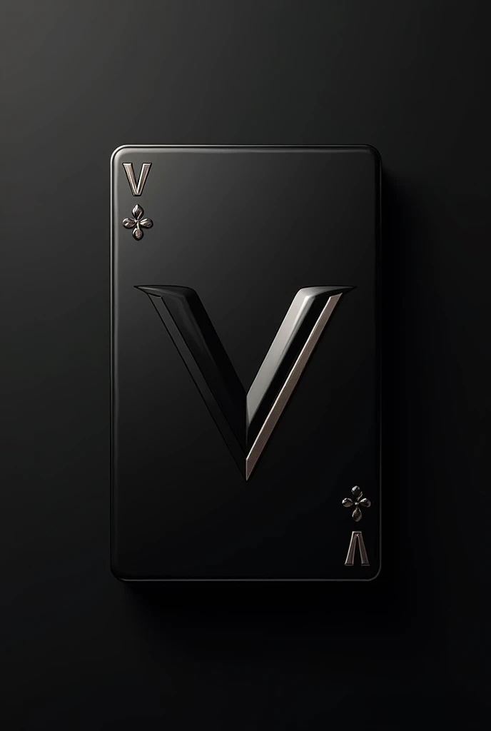 (You can make it like the black card that has the V and it's prettier.)