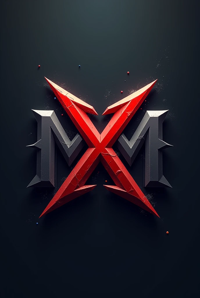 create a logo written Inter Maximus Games, with the X of maximus in red capital letter