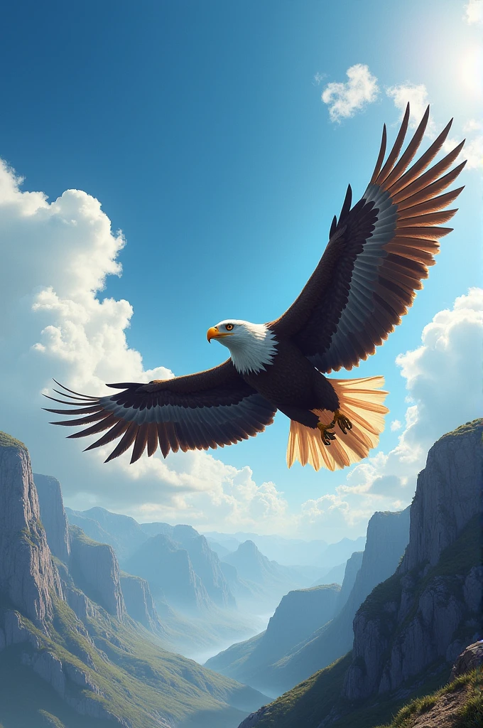 Egle flying picture 