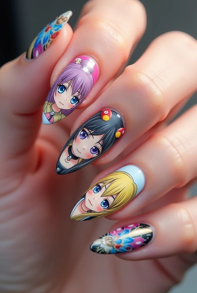 Do my anime inspired nails