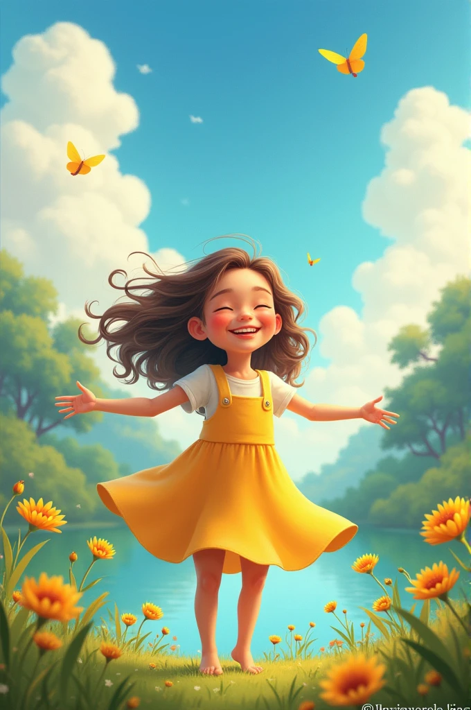 An image that means living happily
