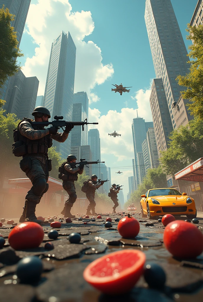 Tapa de juego play 5 call of duty cars and fruit