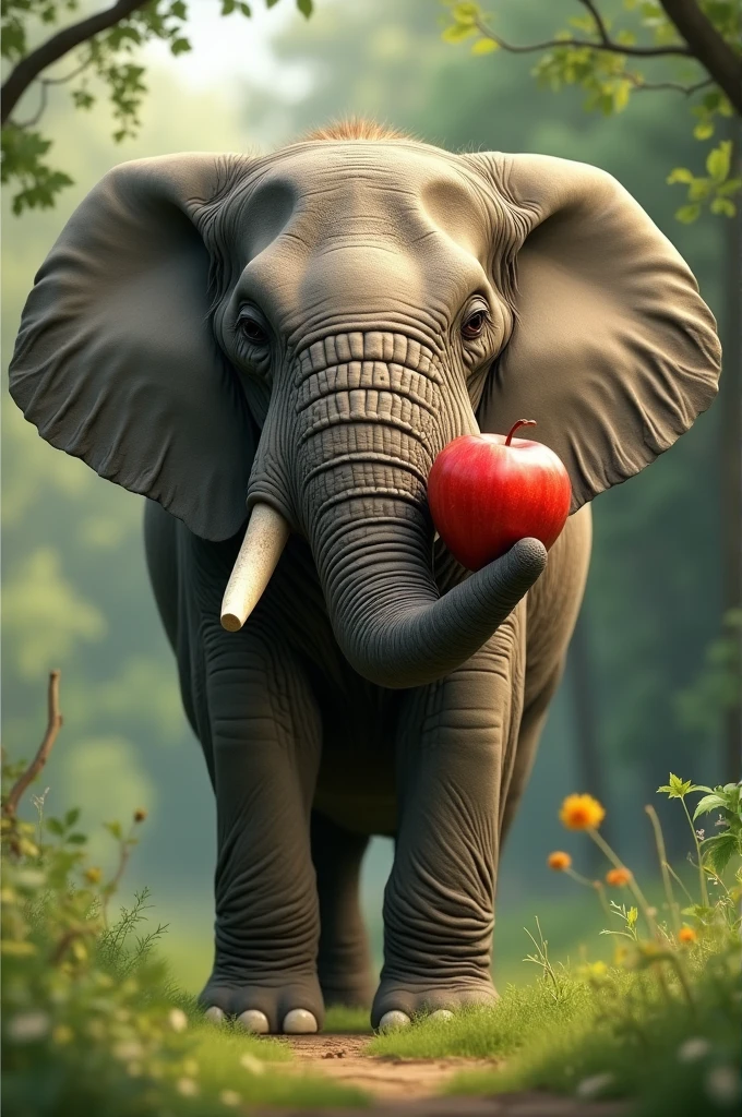 Elephant + Apple image