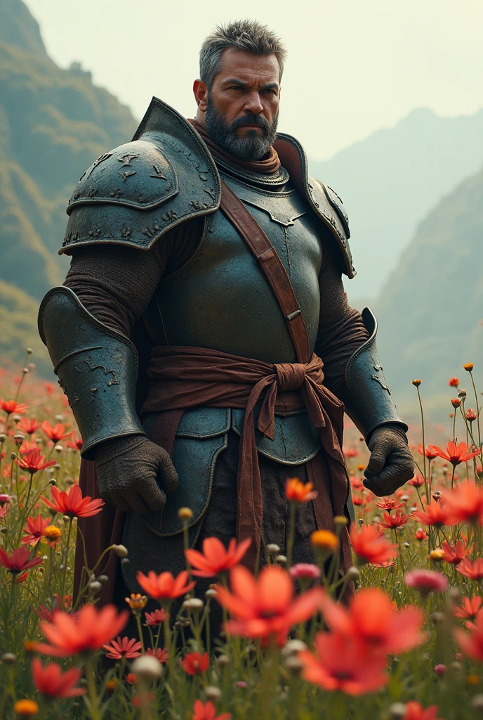 A warrior poisened from smelling a cosmos flower