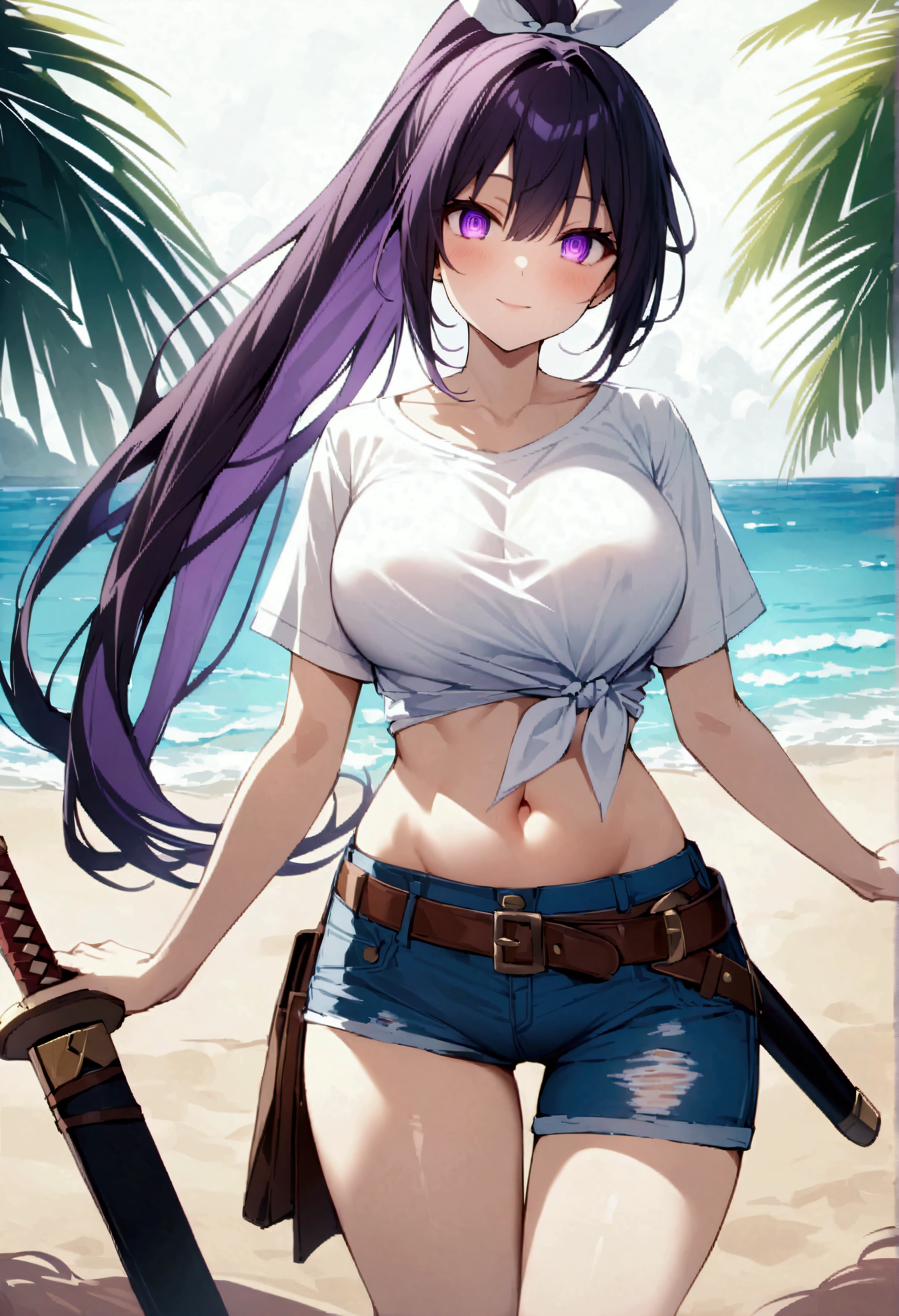 anime girl in a cowboy hat and denim shorts posing In the desert, Enchanting anime girl, Highly detailed art gems, Anime Moe Art Style, High resolution consignment, Detailed digital anime art, Beautiful and attractive anime woman, marin kitagawa fanart, Nico Robin, Smooth anime CG art, Azur Lane Style, Lucina from Fire Emblem, In the desert