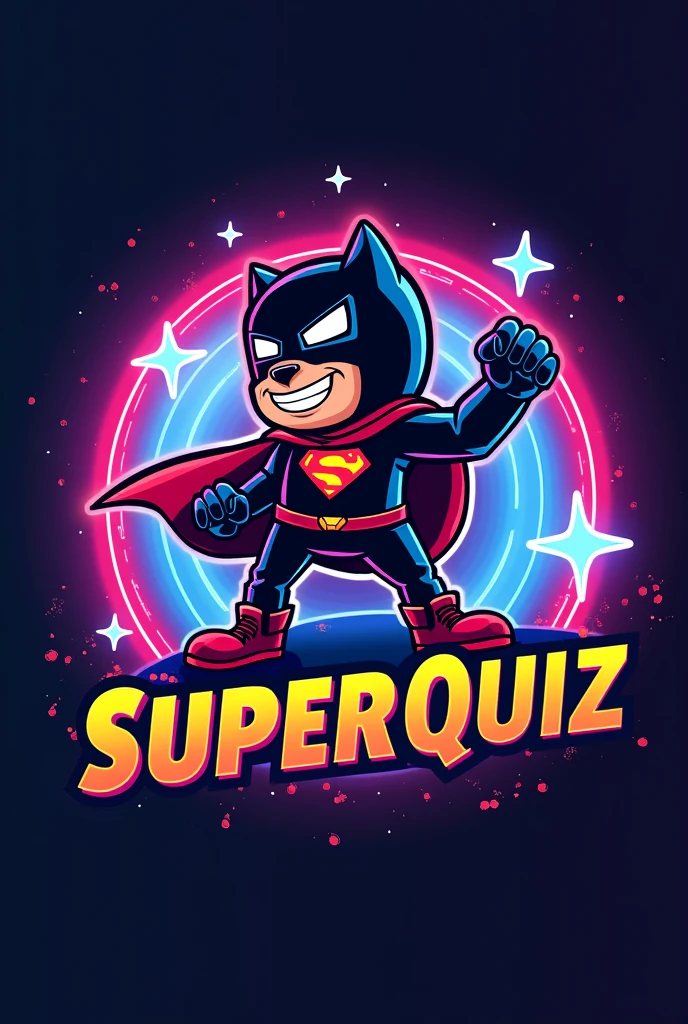 I want a logo for a Tik Tok channel for a quiz channel called "superquiz" More creative