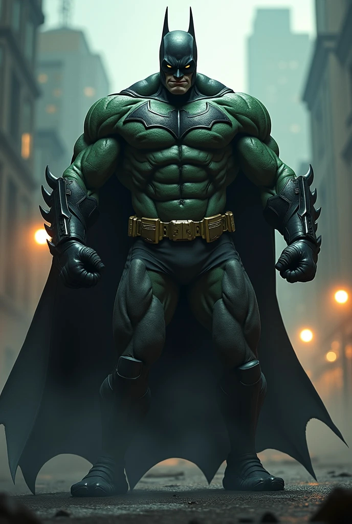 Batman with hulk