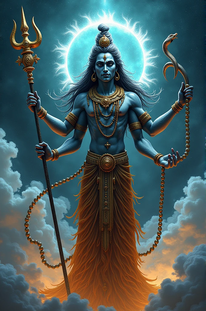 Lord Shiva who is made of sting bottle