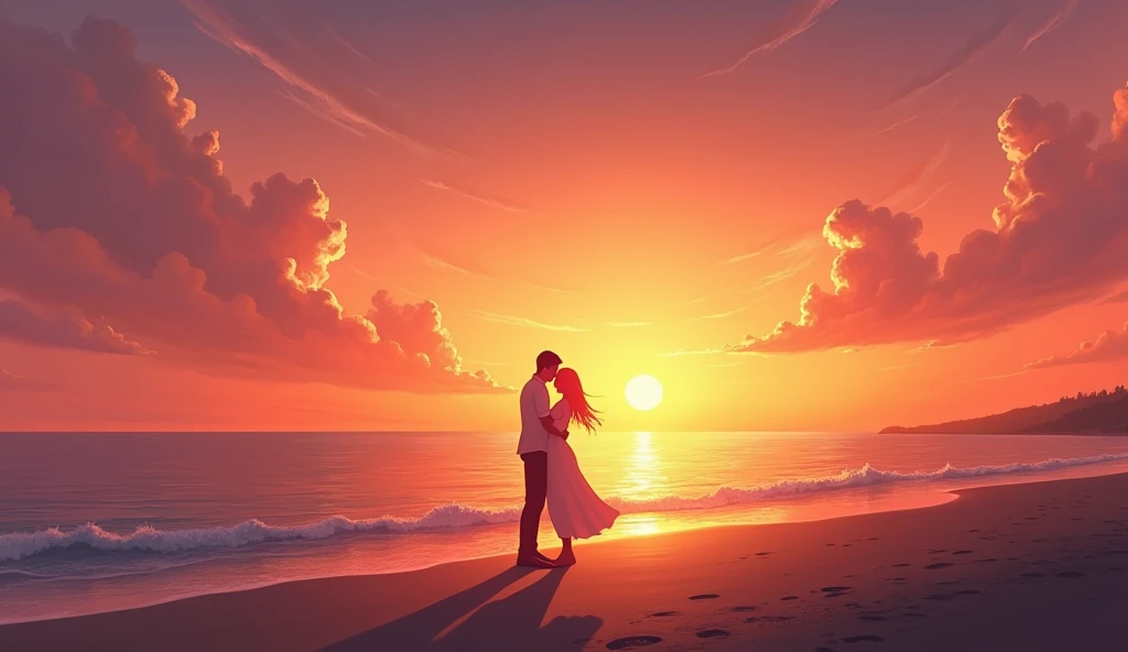 Sunset,romantic