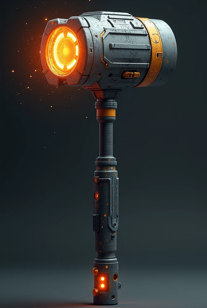 Superconductor Hammer In a future world where heat and pressure become key factors in warfare., The “Superconductor Hammer” was developed by scientists to combat strong defenses. This hammer has a hammer head made of “superconductor carbon”, which can effectively absorb and release heat energy, allowing it to quickly break through barriers and shields.