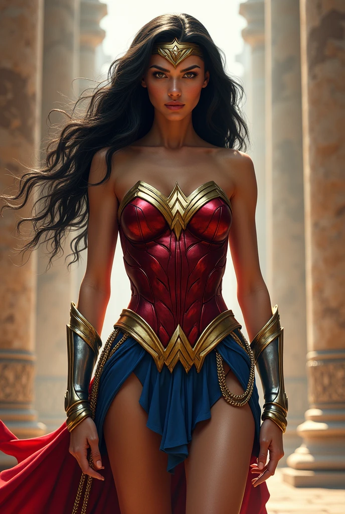 Wonder women but thin and look so thin