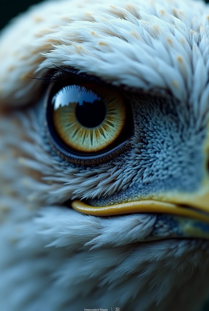 A eagle eyes with camera lens with word '24/7 monitors ' with a business camera logo