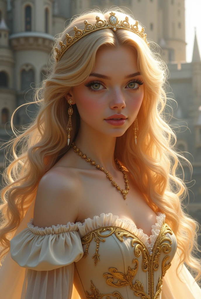 The princess is beautiful