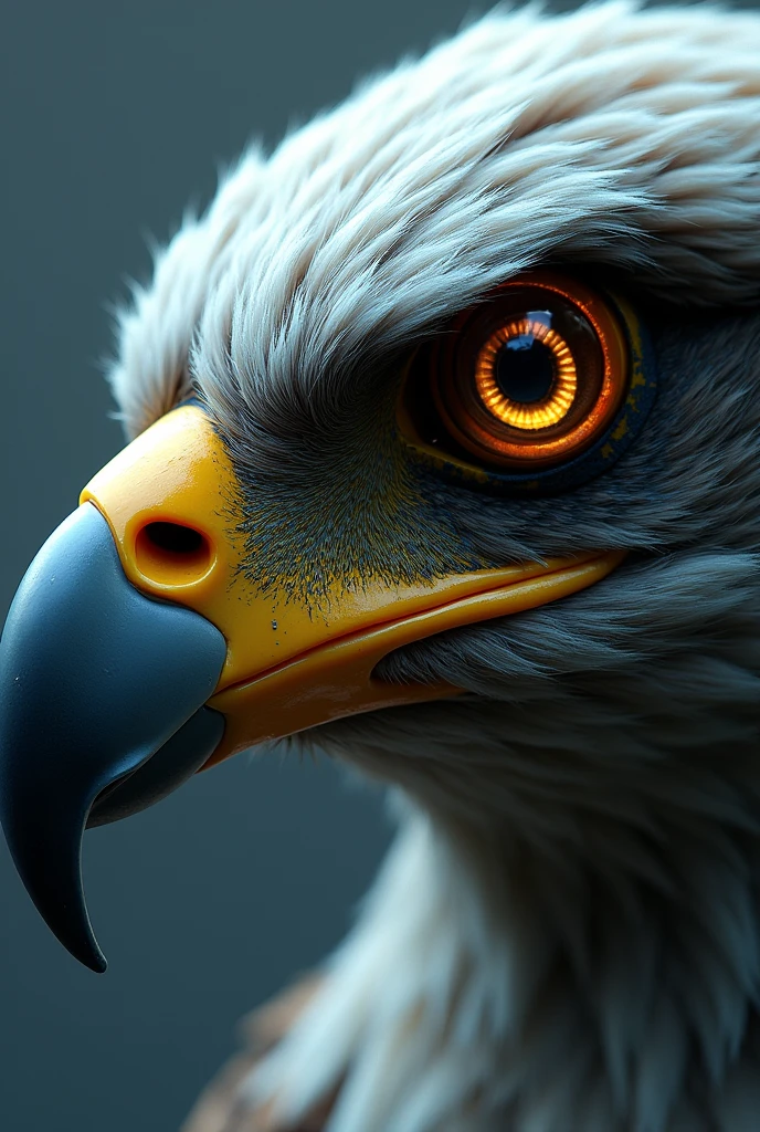 A eagle eyes with camera lens with word '24/7 monitors ' logo  on it

