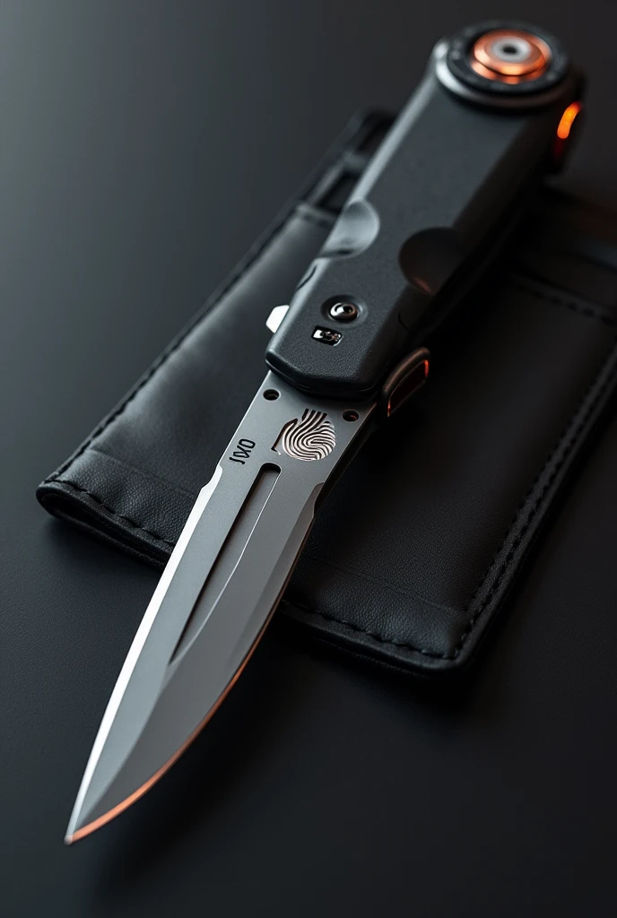 Make a finger print knife that using arduino and have a lock system that it lock in the case