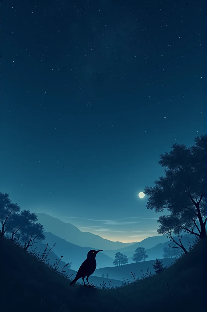 Listen to the night sky; the mockingbird always sings you my lullaby.